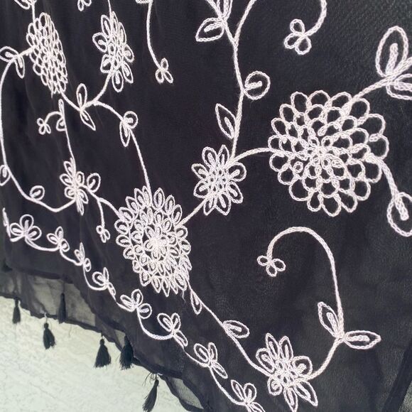 Ultra Pink Women Black & White Kimono NWT - Picture 6 of 10